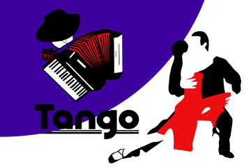A couple dance the Argentine Tango