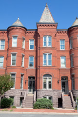 Richardsonian Brick Row Homes Capitol Hill, Washington DC