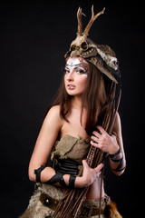 Portrait of the female viking