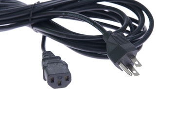 Cable isolated on white background