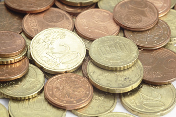 euro coins