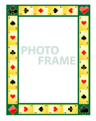 Gambling photo frame