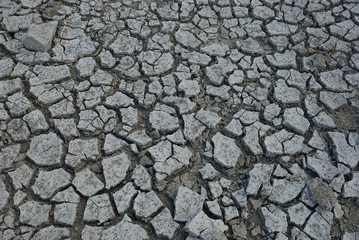 Desiccated ground