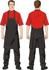 The man in an apron