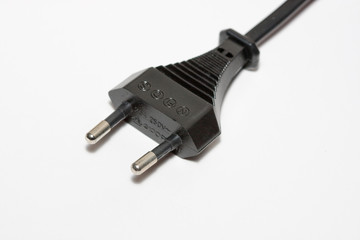 Energy plug isolated on white