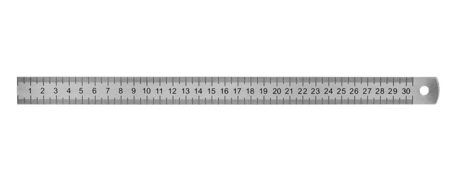 Metal Ruler Set Group Inches Rulers Stock Vector (Royalty Free) 31588861