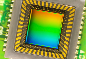 CCD sensor on a card