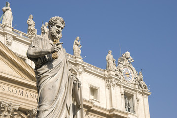 Città del Vaticano - statua di San Pietro