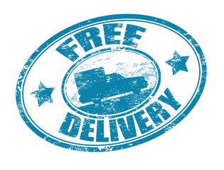 Obraz premium free delivery stamp