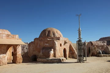 Cercles muraux Tunisie Décorations abandonnées pour le tournage du film Star Wars