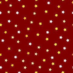 stars seamless vector background