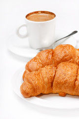 coffee and croissants