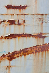 XXXL Full Frame Peeling Paint Rust Stains on Gray Metal Surface