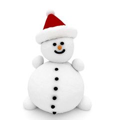 3d snowman