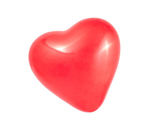 red balloon heart