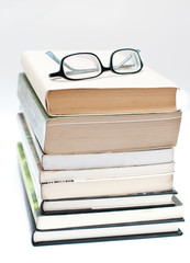 Lectura: libros y gafas