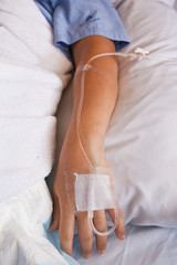 Treatment of saline.
