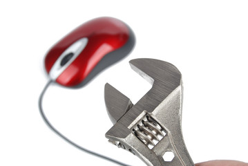 Concept of computer repairing