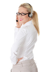 Young business woman