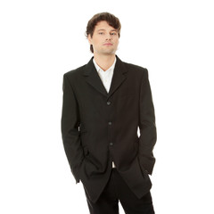 Handsome young businessman