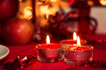 Beautiful place setting for Christmas