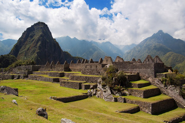 Wayna Picchu and Three Doorway group of ruins