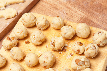 Baking cookies. Preparing for Christmas