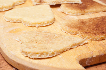 Baking cookies. Preparing for Christmas
