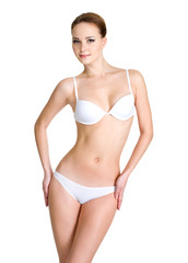 Naklejka premium Woman with beautiful perfect body