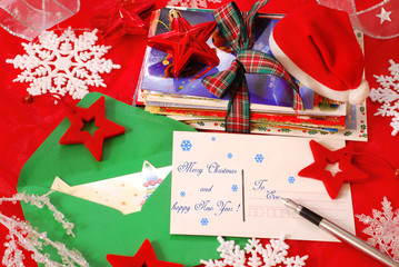 writing greeting cards for christmas