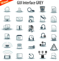 GUI interface Grey