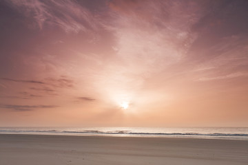 sunrise over atlantic ocean