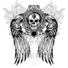 T-Shirt Print Wings