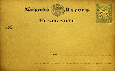 Postkarte Königreich Bayern