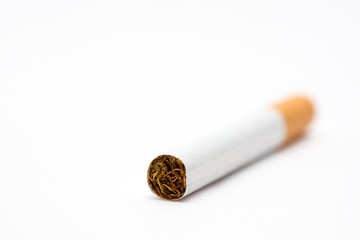 Cigarette isolated on white