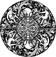 Renaissance seamless pattern