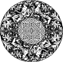 Renaissance seamless pattern