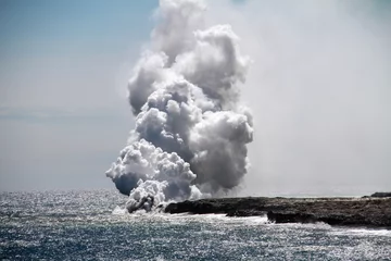Afwasbaar Fotobehang Natuurpark Hawaii Volcanoes National Park