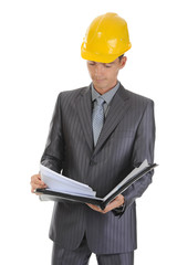 Businessman with documents