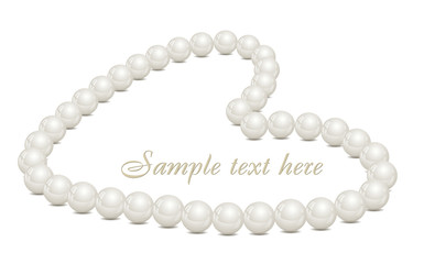 Obraz premium Backgruon vith pearls