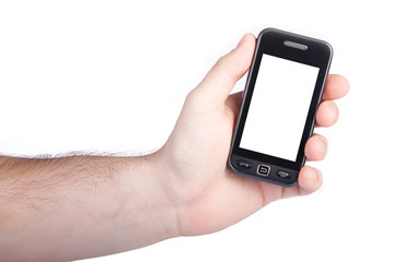 Touchscreen mobile phone