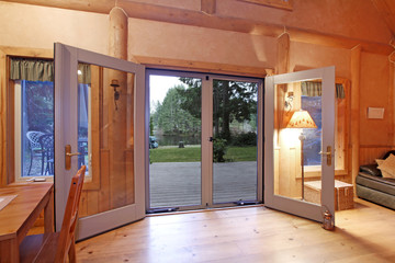 Doors out of the cabin