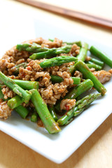 Sichuan Pork with Asparagus