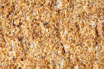 Full Frame Extreme Closeup Macro Rough Sandpaper Cracker