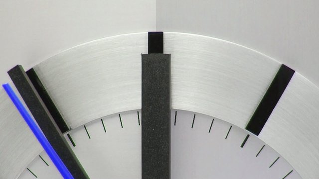 Uhr mit blauem Zeiger - Clock Video