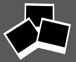 Polaroids Isolated With Clipping Paths