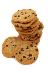 Stack Of Chocolate Chip Cookies