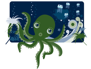 Deep sea Octopus