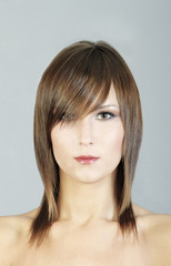Naklejka premium acconciatura donna
