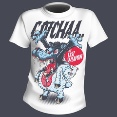 T-Shirt Print Comic style